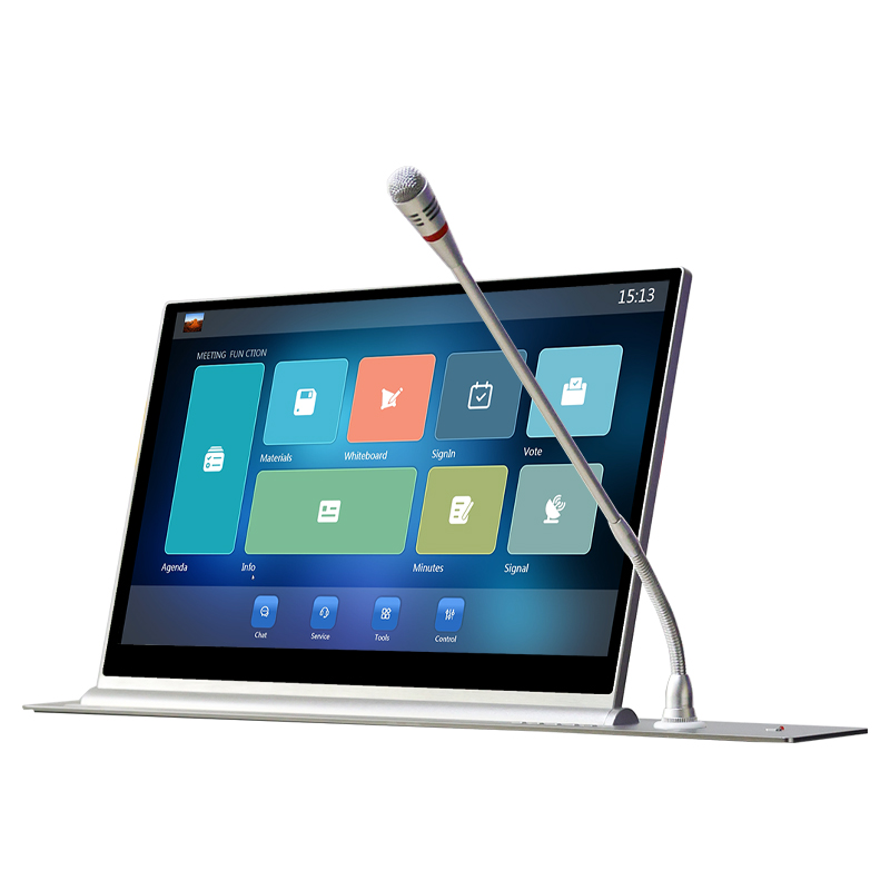 Bezpapírový konferenční systém pro zvednutí skrytého stolu LCD monitoru